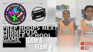Prep Hoops Next MS Camp Minnesota Team 5 v Team 8 Game Highlights