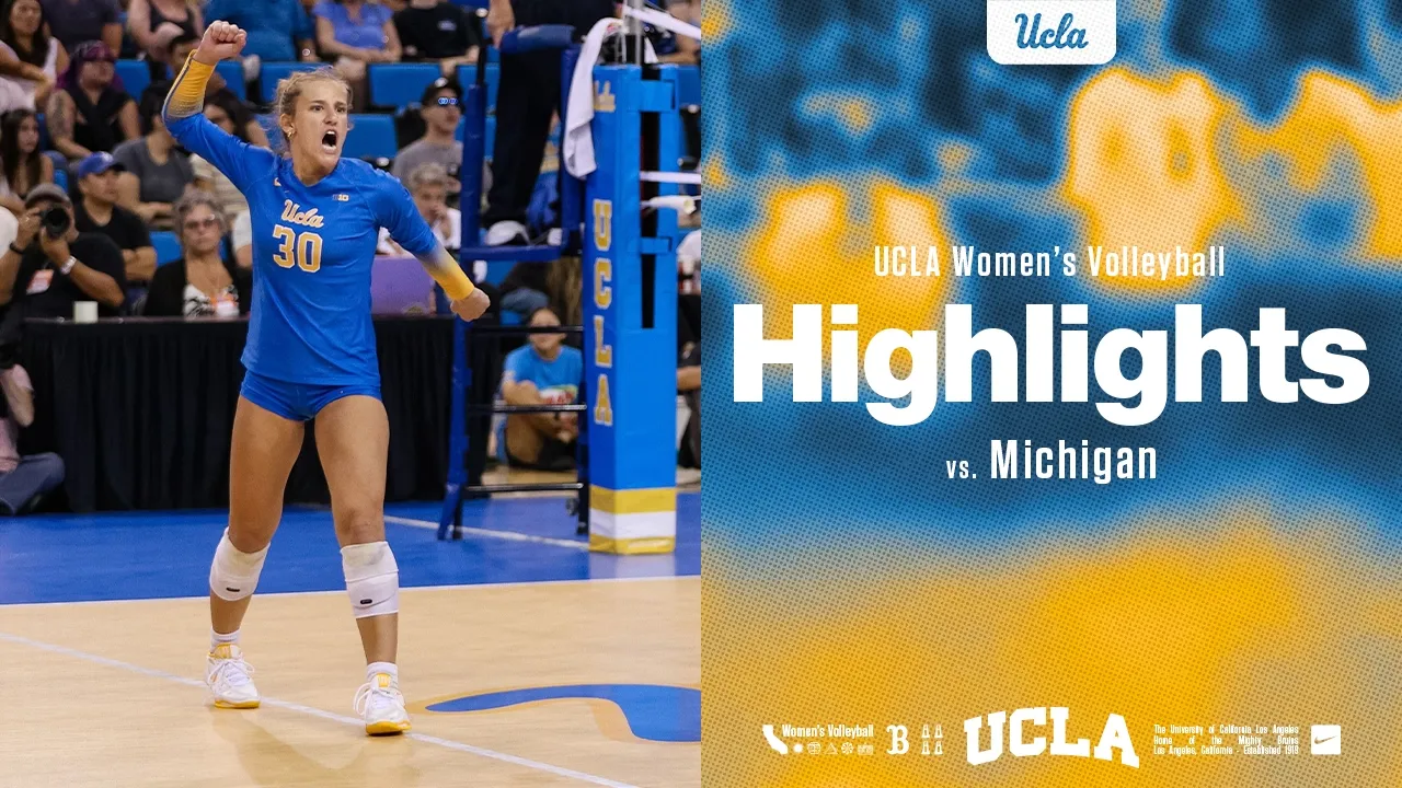 Highlights - UCLA W. Volleyball vs. Michigan (Oct. 3, 2026)