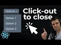 React click outside to close