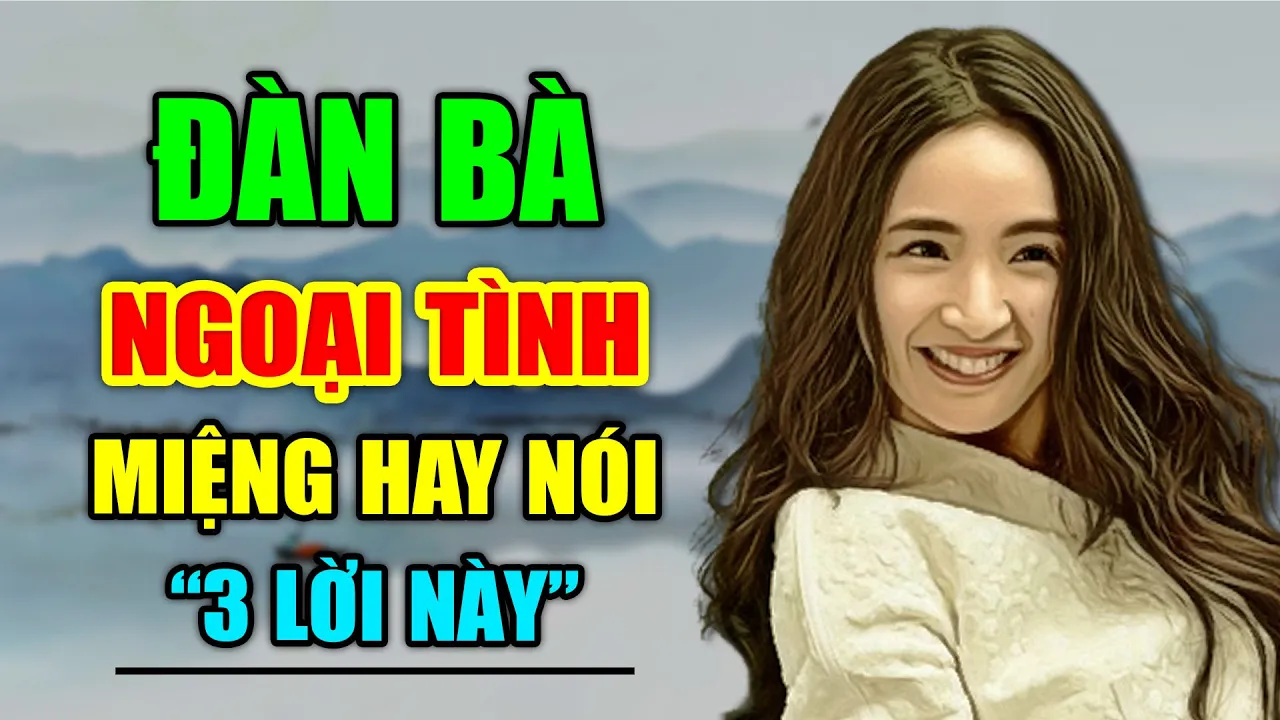 Outline Video Đàn Bà NGOẠI TÌNH Miệng Hay Nói Câu Này, Nghe Qua Là Biết Ngay