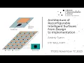 Andrey Tyarin - Architecture of Reconfigurable Intelligent Surfaces from Design to Implementation