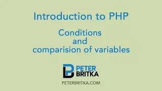 PHP - Conditions and comparison of variables