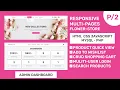 Complete Responsive Flower Store Website Design With Admin Dashboard - HTML CSS JavaScript PHP MySQL