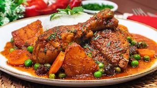 Estofado de Pollo Super Rico y Fácil | RECETA PERUANA | Sazón y Corazón