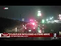 Storms moving across I-10 westbound Katy