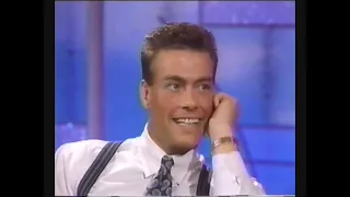 jean claude van damme on the arsenio hall show double impact 1991 