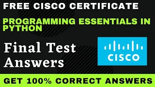 Python Essentials Final Test Answers programming essentials in python quiz answers
