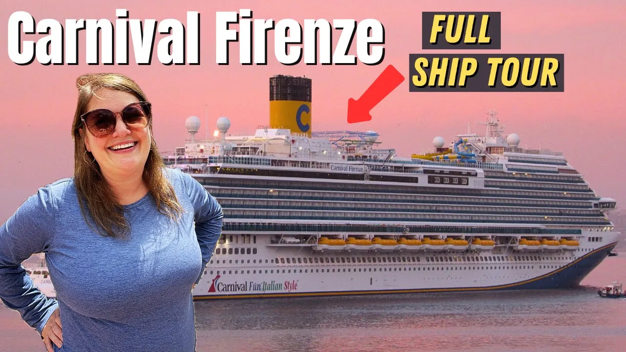 CARNIVAL FIRENZE FULL SHIP TOUR (Carnival's Newest Ship!!)