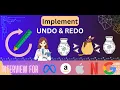 Implement UNDO REDO Explained and Solved simplest design