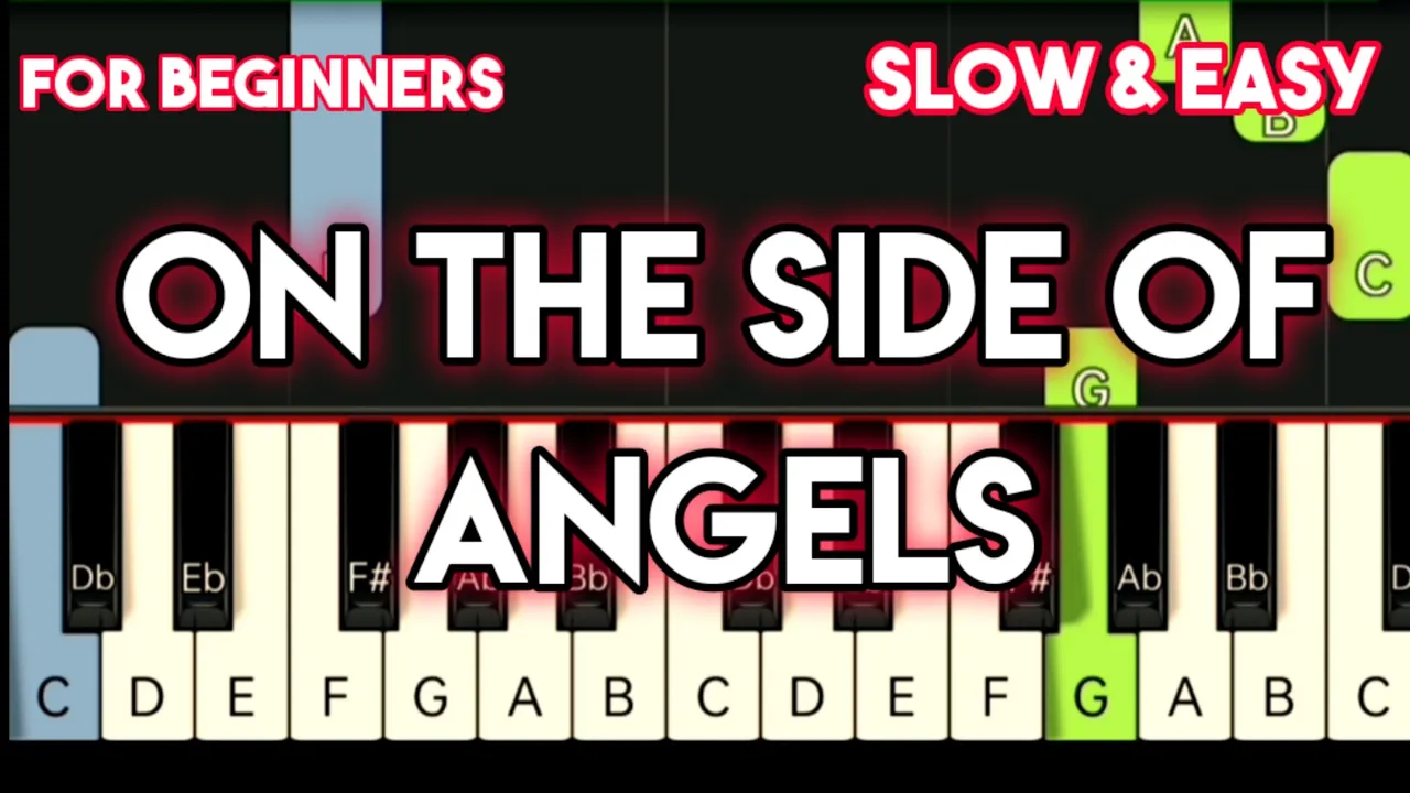 LEANN RIMES - ON THE SIDE OF ANGELS | SLOW & EASY PIANO TUTORIAL