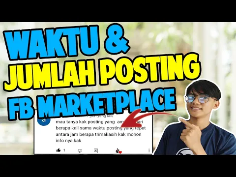 ALGORITMA MARKETPLACE FACEBOOK 2021 WAKTU DAN JUMLAH POSTING