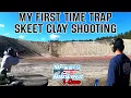 I GO TRAP SKEET CLAY TARGET SHOOTING FOR THE 1ST TIME ON MY 6TH TRIP TO CALVERTON SHOTGUN RANGE 2021