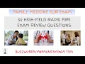 Family Medicine Exam Review With 50 High-Yield Questions