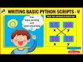 SWAP TWO VARIABLES USING TUPLE PACKING AND TUPLE UNPACKING WRITING BASIC PYTHON V