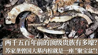 两千五百年前的顶级贵族有多壕？苏家垄曾国大墓内棺就是一座 "聚宝盆"！随葬玉器美到极致全是精品 清理过后高贵典雅 件件都能堪比国宝！《探索·发现》考古零距离（3） |  中华国宝