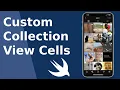 Swift 5 Custom CollectionView Cells Programmatically Xcode 11 - 2020 iOS