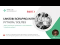 LINKEDIN SCRAPING with PYTHON - SQLITE3