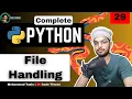 File Handling in Python Complete Python Course Lecture 29