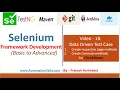 Selenium Framework - Basic-18 Data Driven Test