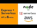 Build a NodeJS API with ExpressJS Serverless AWS Lambda