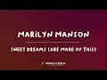 Download Lagu Marilyn Manson - Sweet Dreams (Lyric Video)