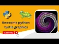 Python turtle graphics tutorial Hexagon Shape Design Turtle graphics