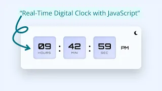 How to Build a Dynamic Digital Clock Using HTML CSS JavaScript Beginner Web Dev Project