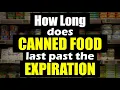 HOW LONG does CANNED FOOD last Survival Tip