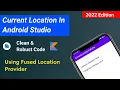 How to get current location in android studio using kotlin Current location latitude and longitude