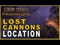 Grim Dawn Forgotten Gods - Recover the Lost Cannons Location Lost Armaments Quest Guide