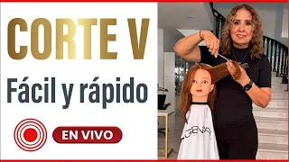 ¡Corte en V Fácil en Casa! Técnica Paso a Paso con @bettylazcano 