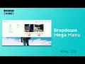 Dropdown Mega Menu using HTML and CSS