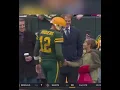 Greg Olsons Son Meets Aaron Rodgers