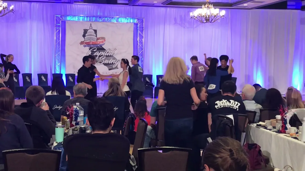 Intermediate J&J 3rd Place, Capital Swing 2020 - Johnny Lee & Helen Zhou
