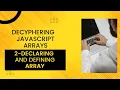 2 - DECODING ARRAYS