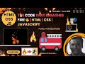 The Code That Breathes Fire HTML CSS JAVASCRIPT FOR BEGINNERS Flame Animation Fire
