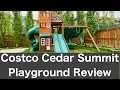 Costco Cedar Summit playset by Kidscraft - Installation and quality review