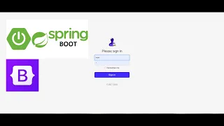 configuration springboot thymeleaf bootstrap part 1 case studies LOGIN PAGE