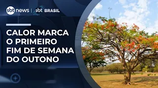 Outono começa com calor acima da média e frio deve demorar | #SBTNews