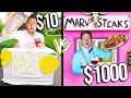 $10 VS $1,000 FAST FOOD DRIVE THRUS! *Budget Challenge*
