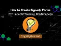 How to Create Conference Sign-Up Forms with SignUpGenius