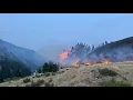Wildfire closes State Highway 55 near Banks