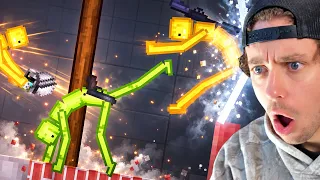 Reacting To Pumpkin vs Melon in People Playground