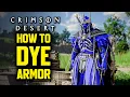 Crimson Desert - How to Dye Armor Get Deep Sky Blue Dye Full Guide