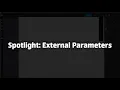 Squirrel Spotlight - External Parameters