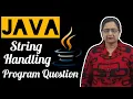 Java String Program to Print Initial with Surname Java for Beginners Step by step