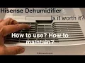 Is the Hisense Dehumidifier HT5021KP worth it - Unboxing Review Setup
