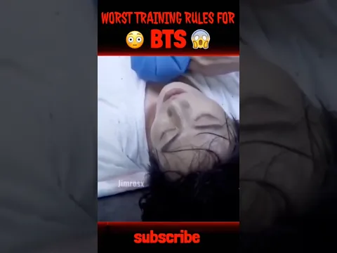 Scary rules for bts members 😱 worst training rules 😨 #bts #btsarmy #shorts #kpop #news