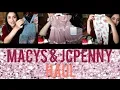 Macys JcPenny Haul boy toddler baby girl