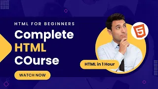 HTML Complete Course Beginner to Expert 2025 Full HTML Tutorial